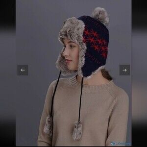 Womens Embroidered Slouchy Casual Hat